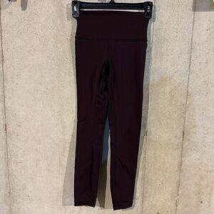 lululemon athletica High-Rise Burgundy Leggings
